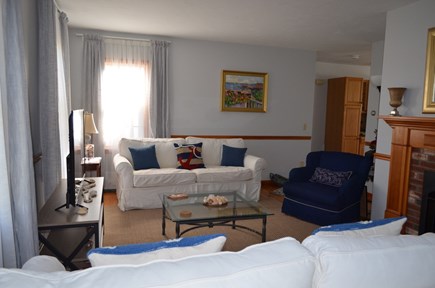 South Yarmouth Cape Cod vacation rental - Living room with 2 couches-plenty of seating