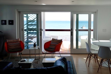 Provincetown Cape Cod vacation rental - Living room with a view!