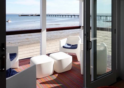 Provincetown Cape Cod vacation rental - Amazing covered outdoor balcony looking out over the bay