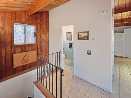 Wellfleet Cape Cod vacation rental - Half bath on 1st floor, steps to lower bedroom level