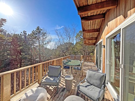 Wellfleet Cape Cod vacation rental - Sun deck with lounge and dinning areas