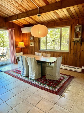 Wellfleet Cape Cod vacation rental - Dinning area with large windows and natural light