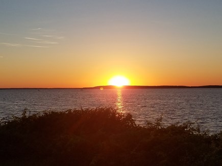 Pocasset Cape Cod vacation rental - Sunset from the house