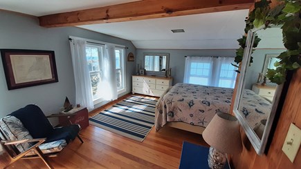 Pocasset Cape Cod vacation rental - Bedroom front right corner Queen w/ water views