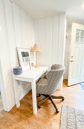 Pocasset Cape Cod vacation rental - Desk set up for work from home area