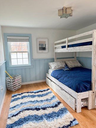 Pocasset Cape Cod vacation rental - Bunk Bed room, Twin mattress on top, full on bottom w/ a trundle