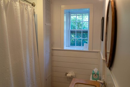 Truro Cape Cod vacation rental - Downstairs Semi-private Full Bath (King Bdrm & Livingroom Access)