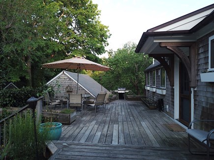 Truro Cape Cod vacation rental - Front Deck w/ seating for 12+ (rebuilt in 2024 - new photos soon)