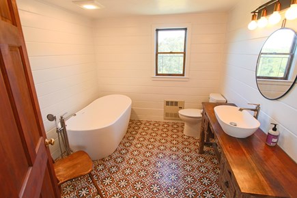 Truro Cape Cod vacation rental - Bathroom with Tub only - 2nd Floor