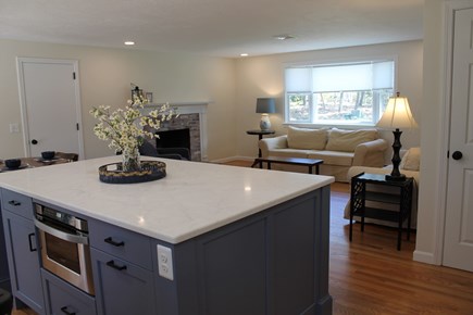 Harwich Cape Cod vacation rental - View from kitchen into living room.