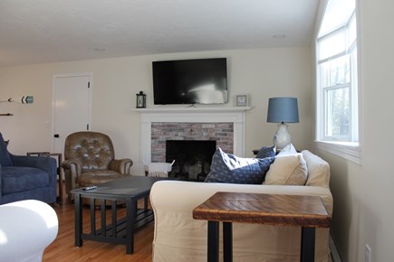 Harwich Cape Cod vacation rental - View from front door of living room, dinning room and kitchen.
