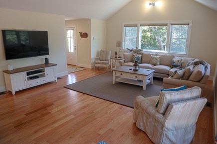 Eastham Cape Cod vacation rental - Living room is open to the kitchen area