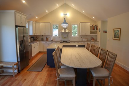 Eastham Cape Cod vacation rental - Vaulted ceilings and custom kitchen are the show pieces of the house
