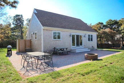 Eastham Cape Cod vacation rental - Brick patio with an outside shower