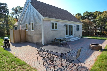 Eastham Cape Cod vacation rental - Brick patio with an outside shower