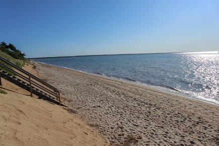 Eastham Cape Cod vacation rental - Beach looking south