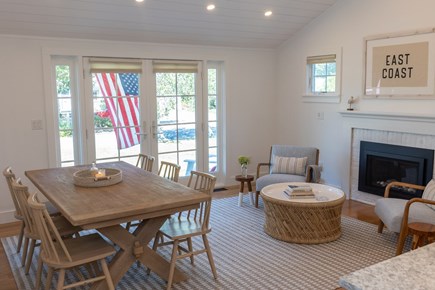 West Yarmouth, Lewis Bay Cape Cod vacation rental - Dining and sitting areas to enjoy family meals and conversation.