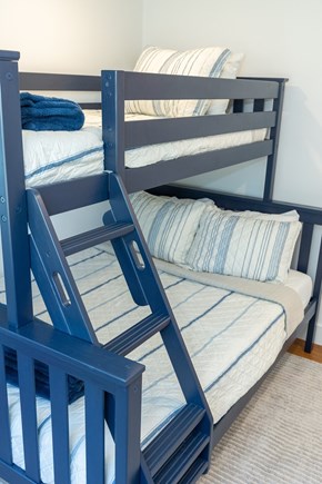 West Yarmouth, Lewis Bay Cape Cod vacation rental - Twin over full bunks, dresser, closet, memory foam mattresses.