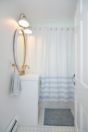 Dennis Port Cape Cod vacation rental - Bathroom with shower and tub (great for small kids!)