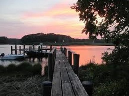 Osterville Cape Cod vacation rental - Dock view