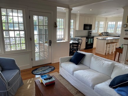 Osterville Cape Cod vacation rental - Living Room to Kitchen Area