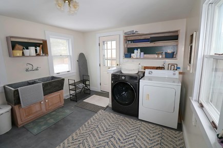 Yarmouth, Bass River Cape Cod vacation rental - Laundry Room with door to back patio and yard