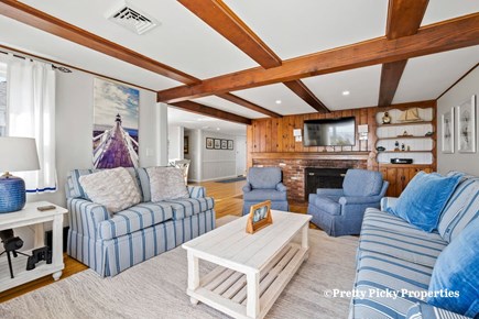 Chatham Cape Cod vacation rental - Spacious living room great for gathering and lounging.