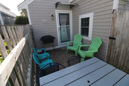 Yarmouth Cape Cod vacation rental - Deck with dining and outdoor shower
