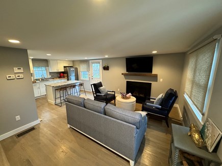 Harwichport Cape Cod vacation rental - Living Room/Kitchen area