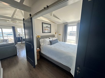 Provincetown Cape Cod vacation rental - Sliding doors on the bedroom allow privacy