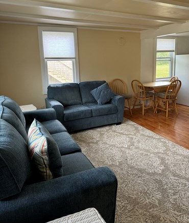 North Truro Cape Cod vacation rental - Living Room & Dining Table