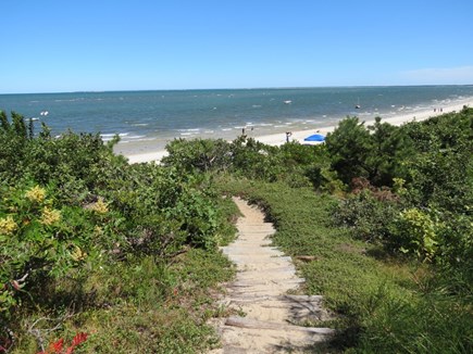 Brewster Cape Cod vacation rental - You have your own private path to the beach.