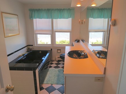 Brewster Cape Cod vacation rental - Full bath second level. That is a jetted tub.
