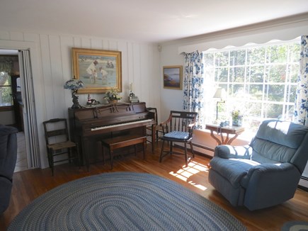 Brewster Cape Cod vacation rental - That hallway past the door at left leads to two 1st Fl. bedrooms