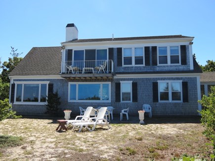 Brewster Cape Cod vacation rental - View of the house as you return from the beach.