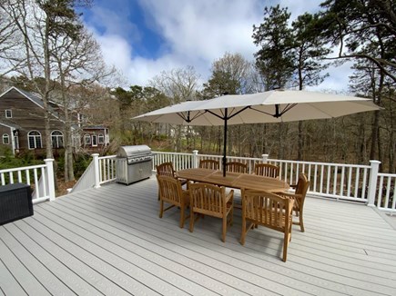 Barnstable  Cape Cod vacation rental - Spacious outdoor dining area with gas grill!