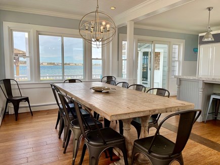 Yarmouth Cape Cod vacation rental - Dining looking at water and deck