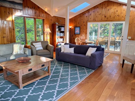 Brewster Cape Cod vacation rental - Great room with sliders to covered deck