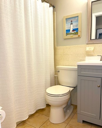 Falmouth Cape Cod vacation rental - Hallway bath