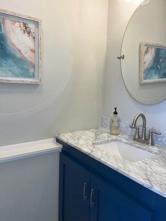 Falmouth Cape Cod vacation rental - Gorgeous half-bath off of den