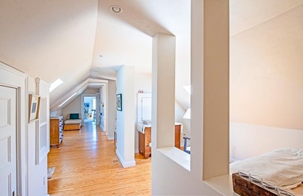 Truro Cape Cod vacation rental - Hall w/ 2 Nooks for extra sleeping, leading to Bedroom. 3rd Floor