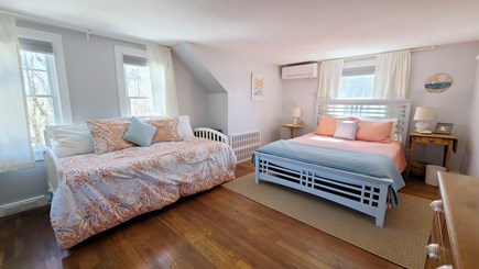 Wellfleet Cape Cod vacation rental - Second floor bedroom with queen bed & twin w/trundle (two twins)