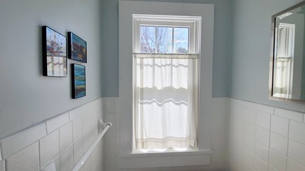 Wellfleet Cape Cod vacation rental - First floor half bathroom off kitchen