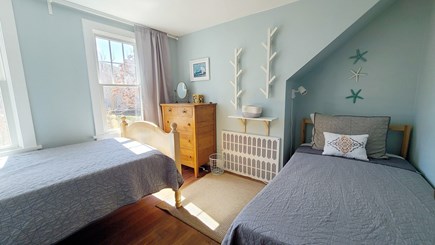 Wellfleet Cape Cod vacation rental - Second floor bedroom with two twins