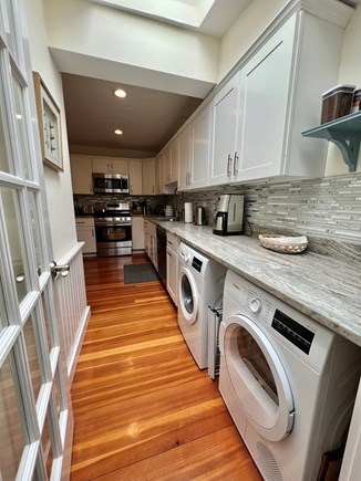 Osterville Cape Cod vacation rental - Two Bedroom unit: Washer/dryer in part of kitchen near sunroom