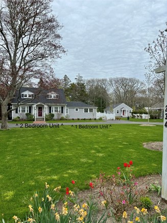 Osterville Cape Cod vacation rental - One Bedroom unit: To the right of the main house w/fenced patio