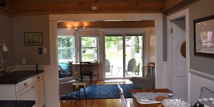 Yarmouth Cape Cod vacation rental - From kitchen looking to family rom and slider