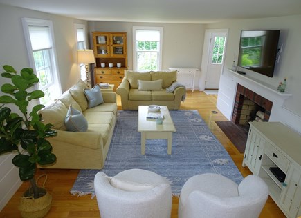 Falmouth Cape Cod vacation rental - Spacious living room with TV