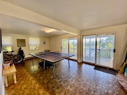 Chatham Cape Cod vacation rental - Lower level game space lower deck access