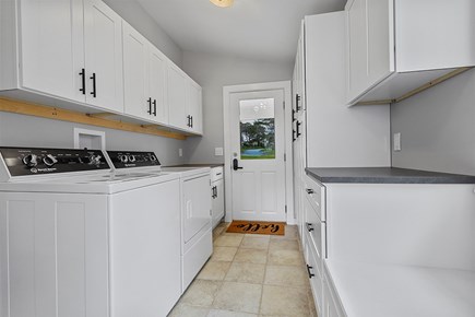 Dennis Cape Cod vacation rental - Expansive Mudroom With Storage And Brand New Washer / Dryer